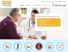 Tablet Screenshot of crowncityortho.com